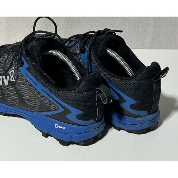 Inov-8 Roclite 350 Black/Blue Trail Running Shoes Sneakers Hiking‎ Sz 11.5 - Picture 8 of 8